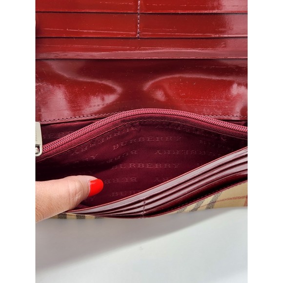 BURBERRY RED LONG WALLET 201BURXCH - Picture 12 of 12